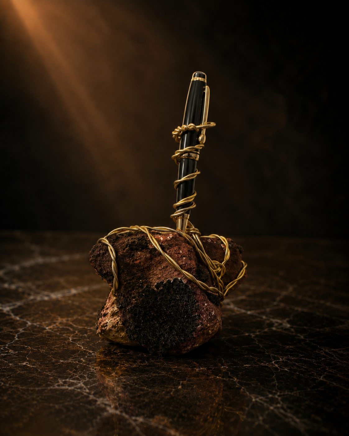 Stone No. 002 – Copper Spiral