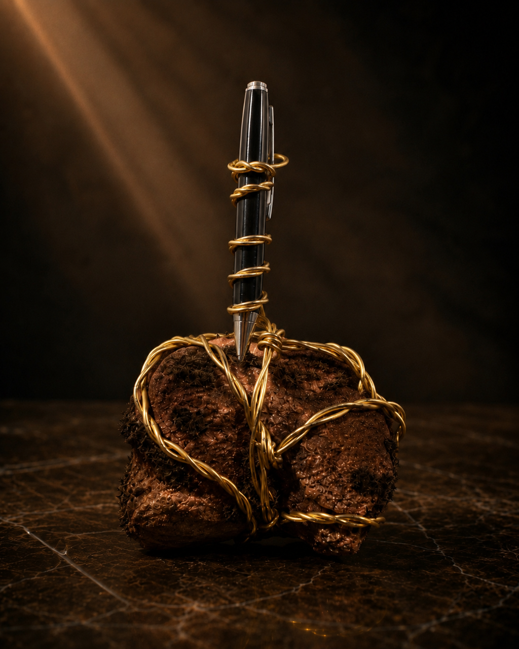 Stone No. 002 – Copper Spiral