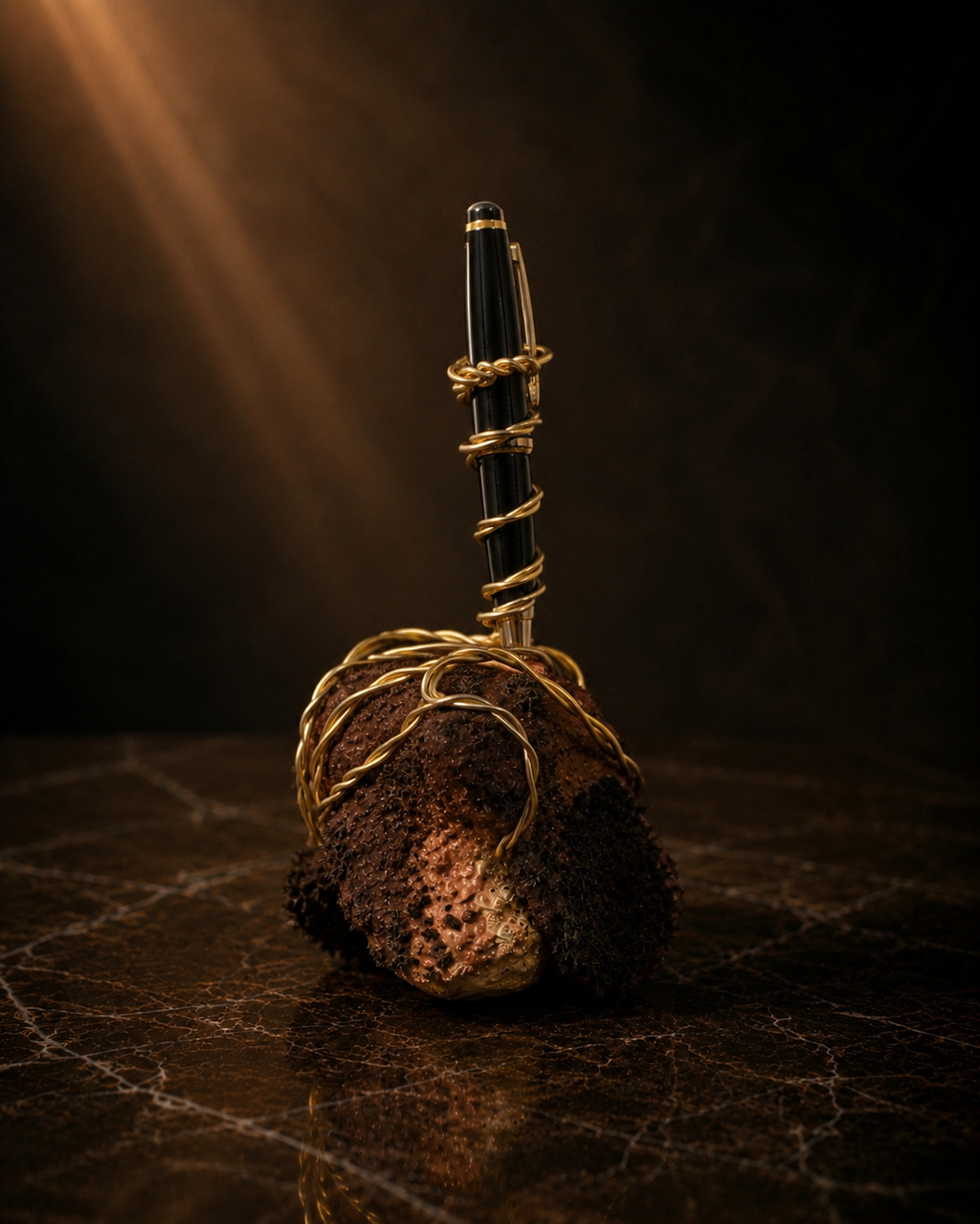 Stone No. 002 – Copper Spiral