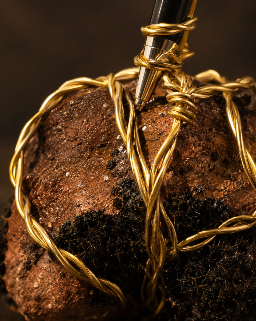 Stone No. 002 – Copper Spiral